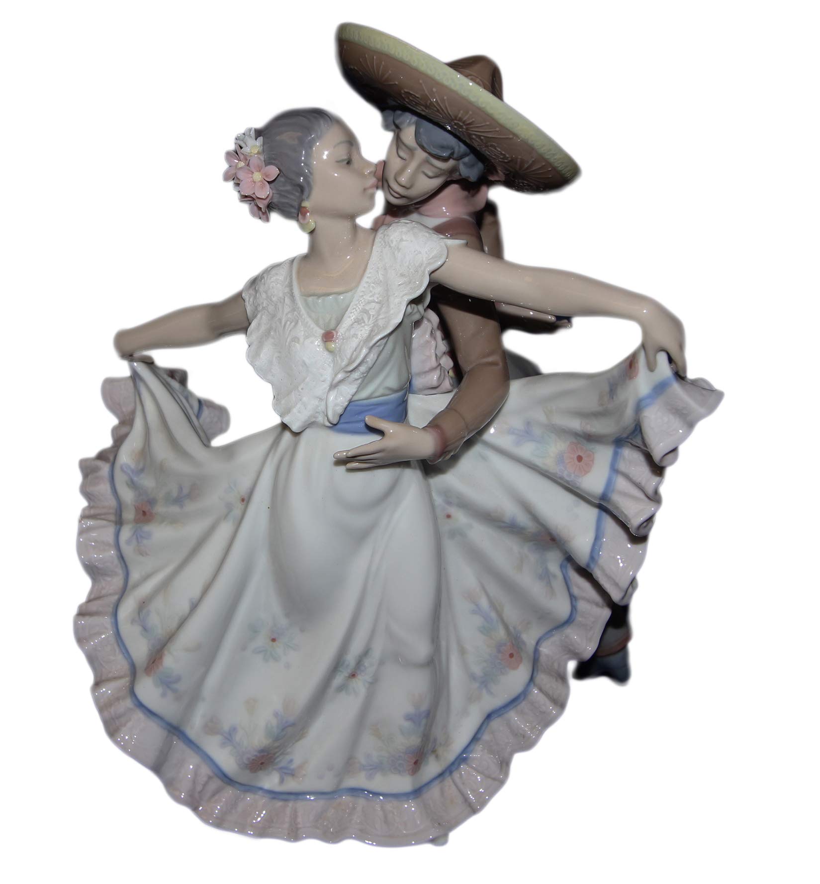 Amazon.co.jp: Lladro 5415 メキシカンダンサー 引退ガラス磁器